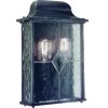Elstead Wexford WX7 Black/Silver Garden Half Lantern